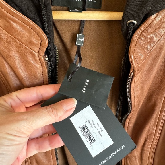 NWT Lamarque Arlette leather biker jacket all saints rag & bone free people - Picture 3 of 14